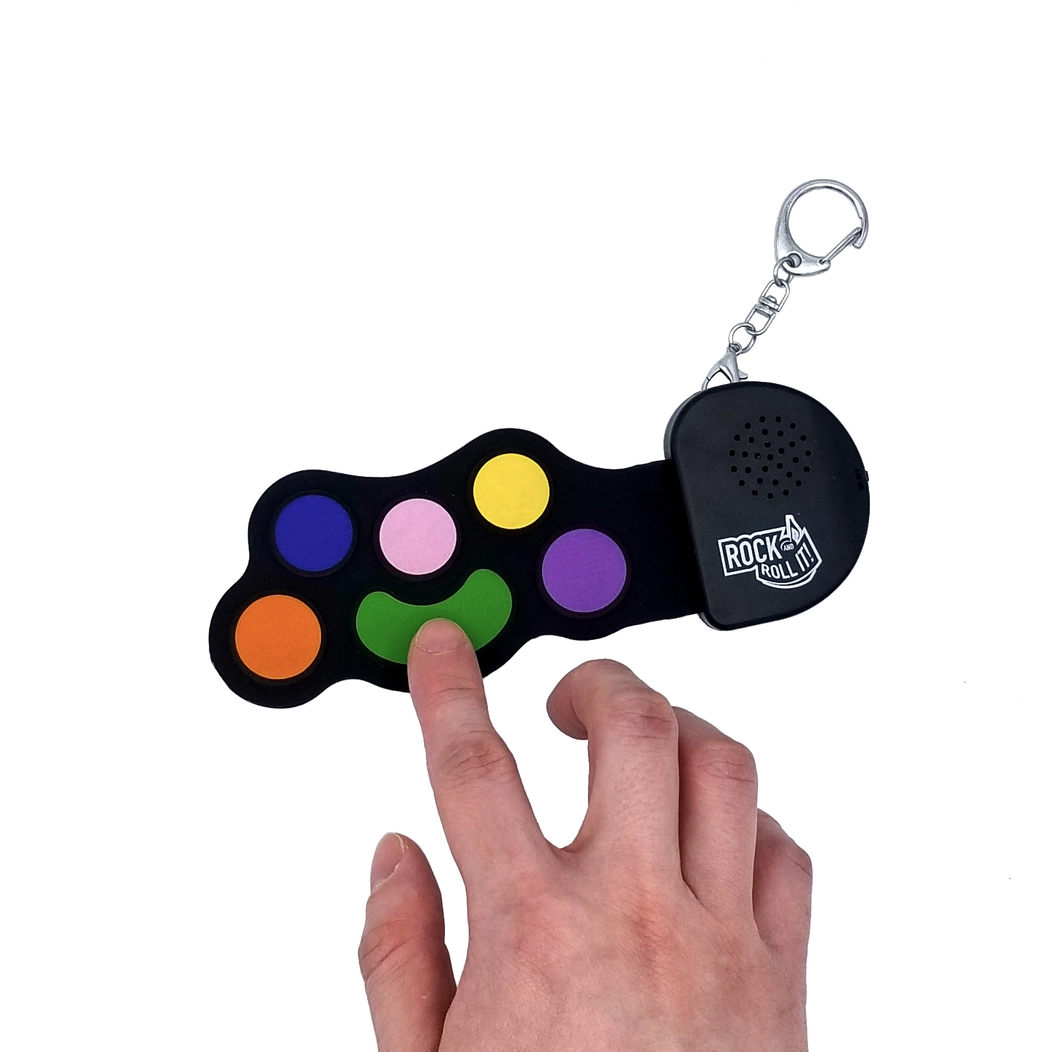 Micro Rock and Roll It Keychain