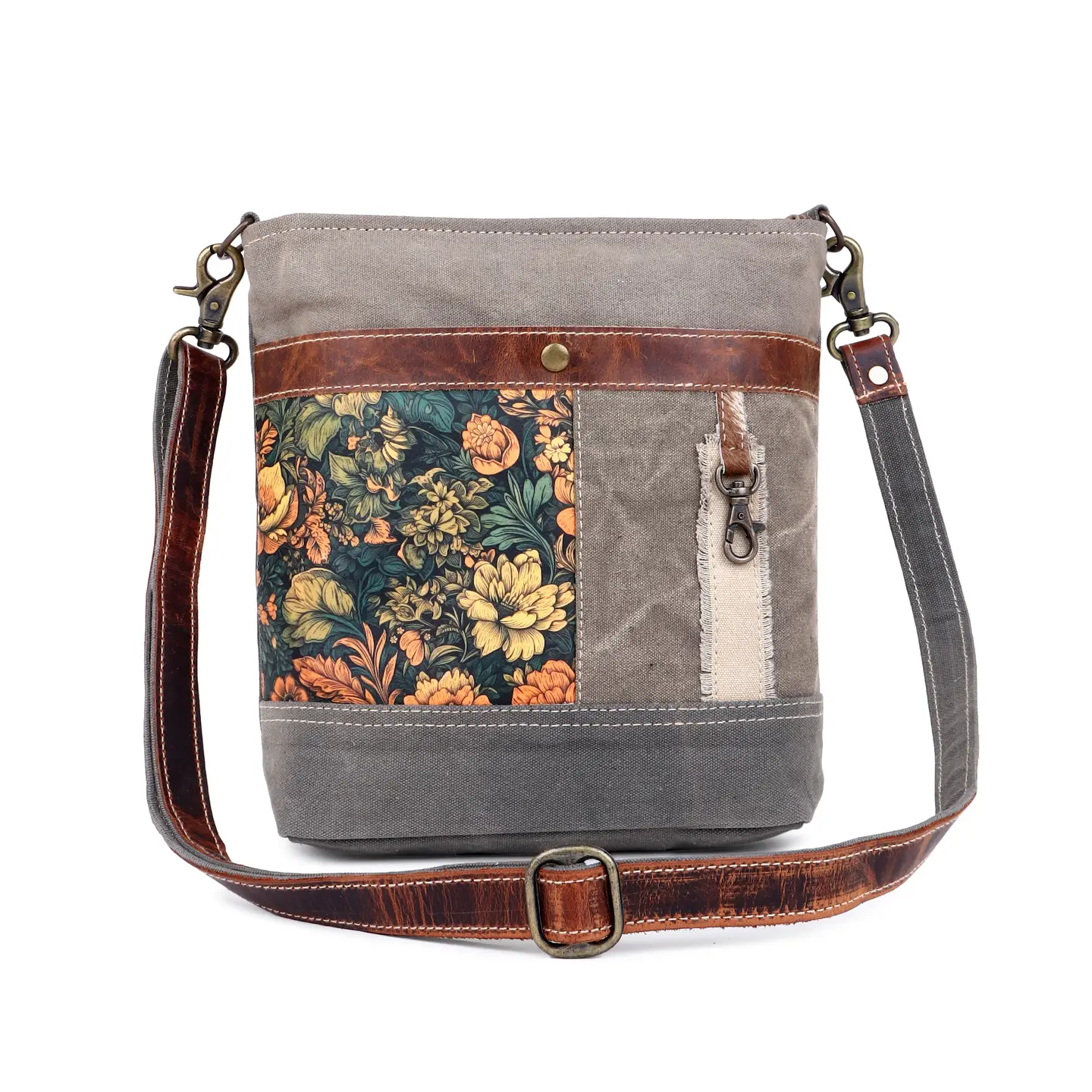 Women's Crossbody Bag - Rustic Floral