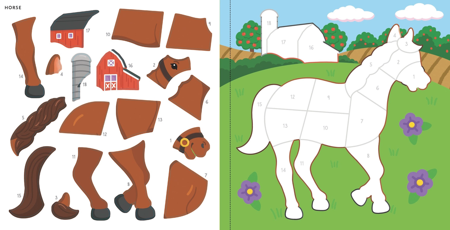 First Color Sticker Farm Animals