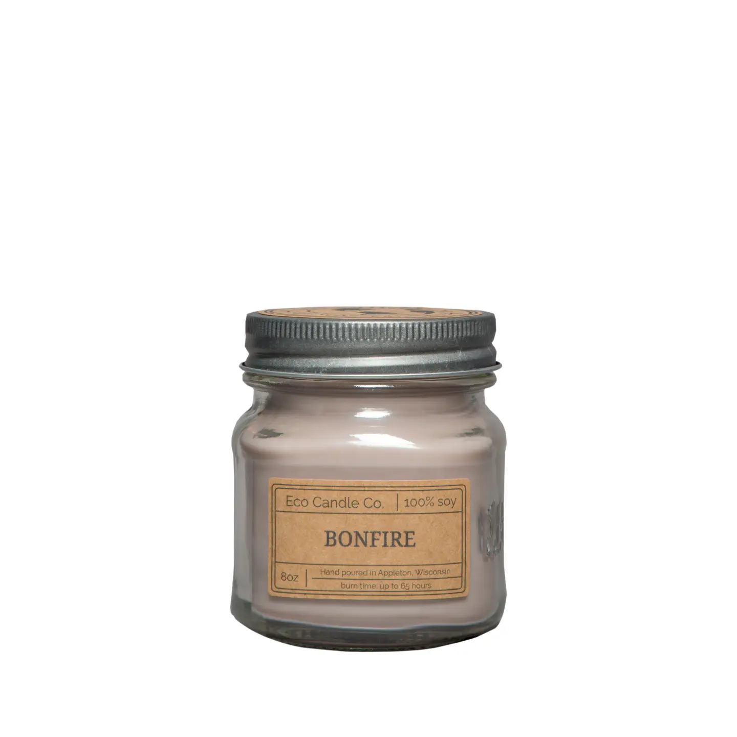 Mason Candle Bonfire