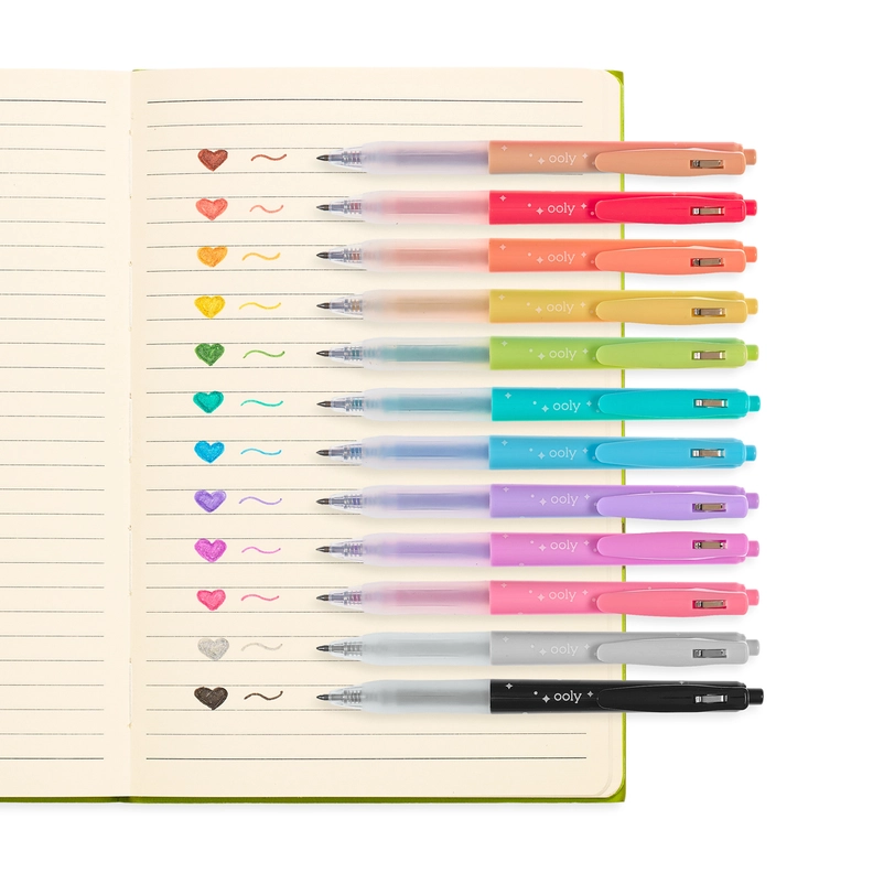 Oh My Glitter Gel Pens Retractable
