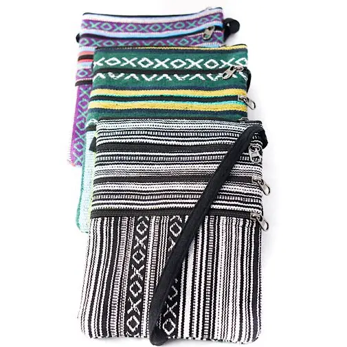 Gyari Striped Passport Bag