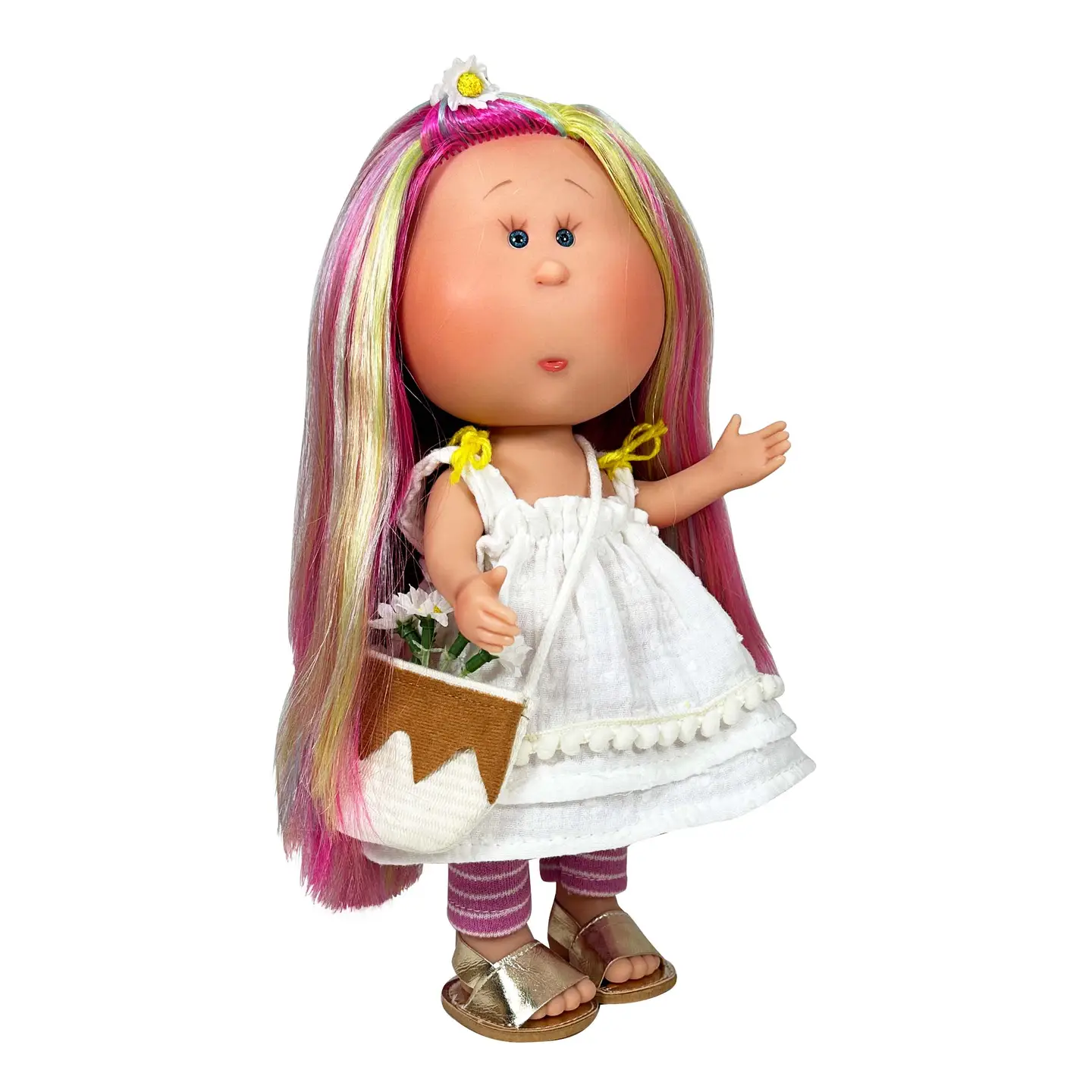 Little Mia Doll Rainbow Hair