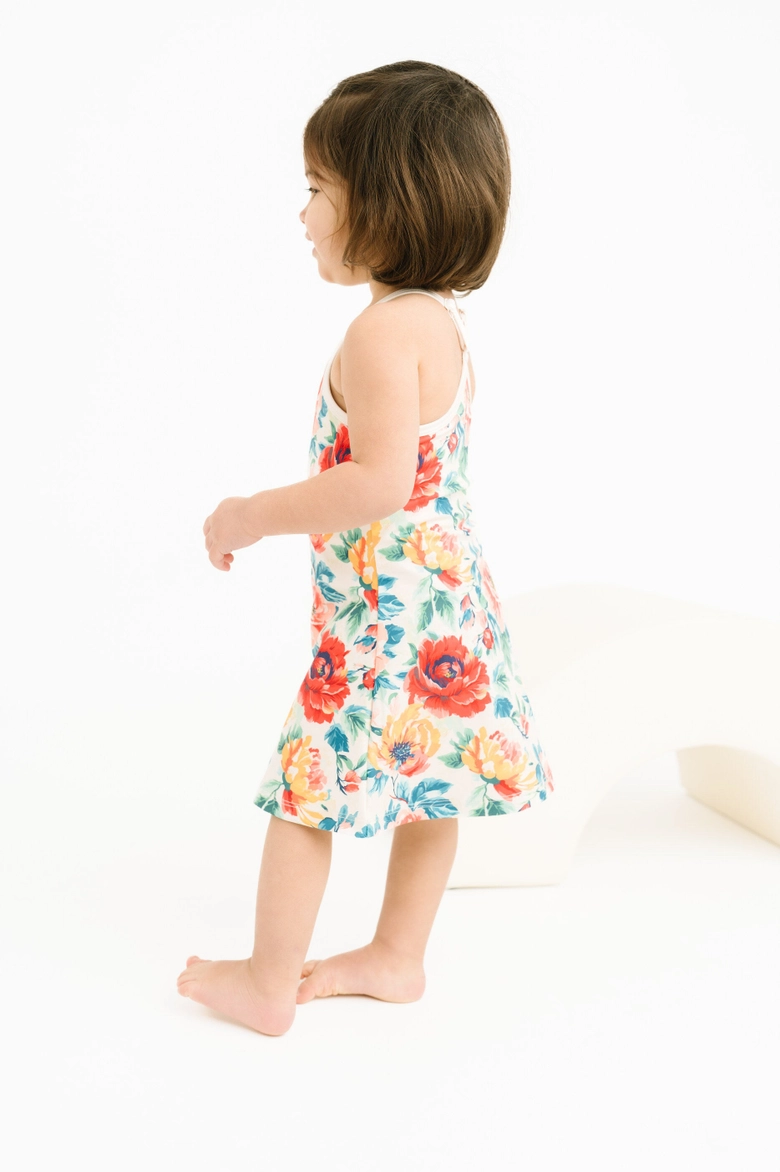 Girls Sweet Blooms Athletic Dress