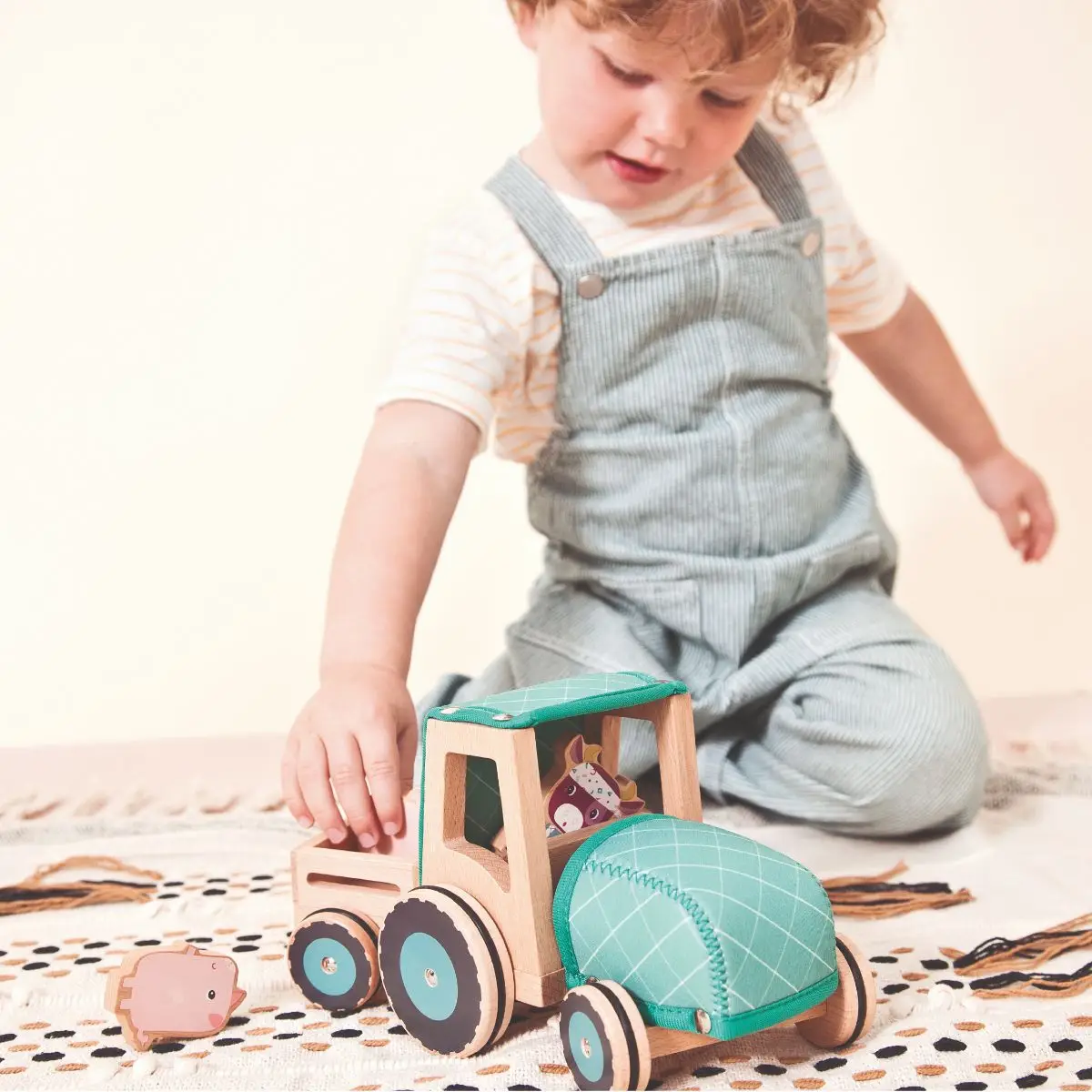 Rosalie Wooden Tractor Toy