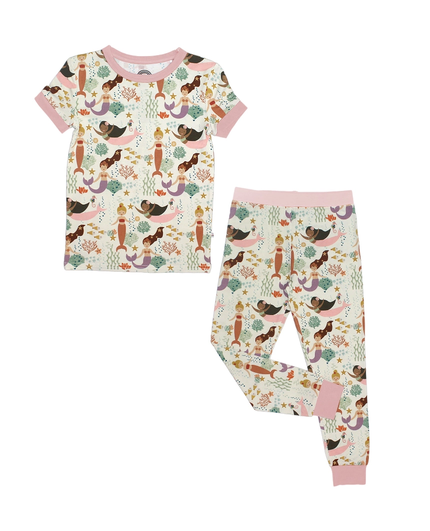 Kids Mermaid Bamboo Pajamas