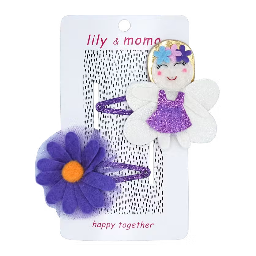 Garden Fairy Pk Hair Clips