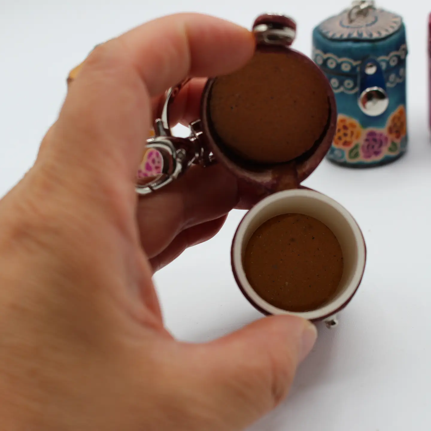 Leather Keychain Cylinder