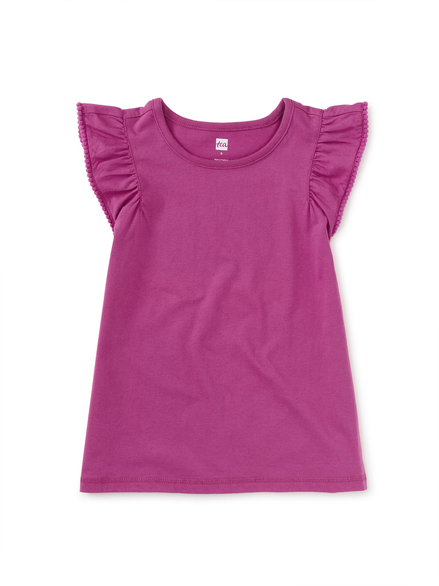 Girls Pom Pom Flutter Top