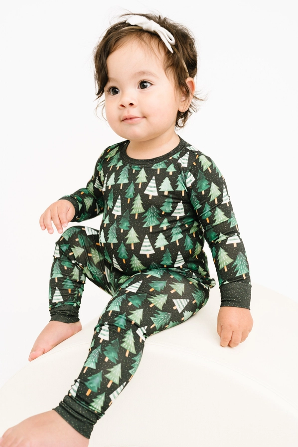 Kids Evergreen Bamboo Pajamas