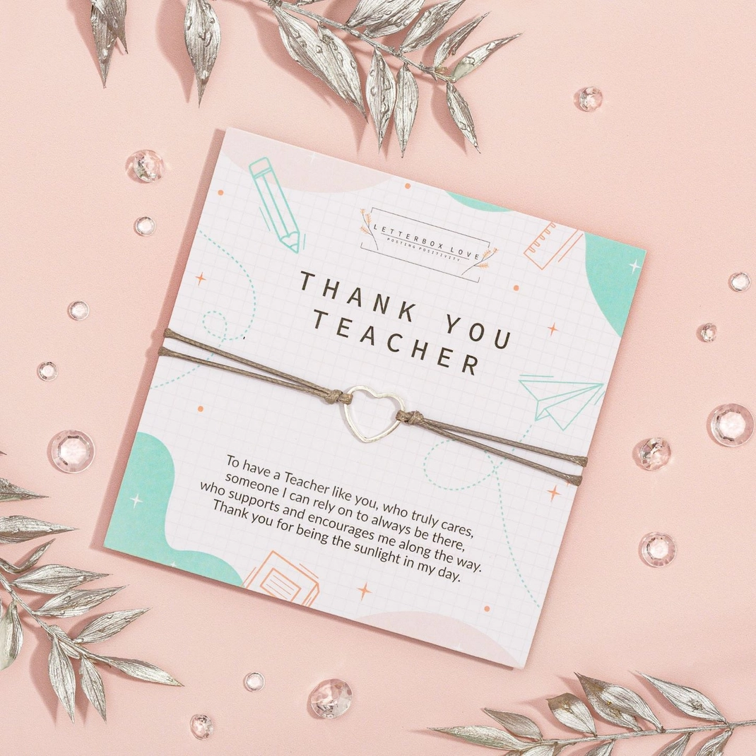 Thank You Teacher Bracelet