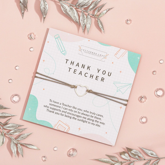 Thank You Teacher Bracelet
