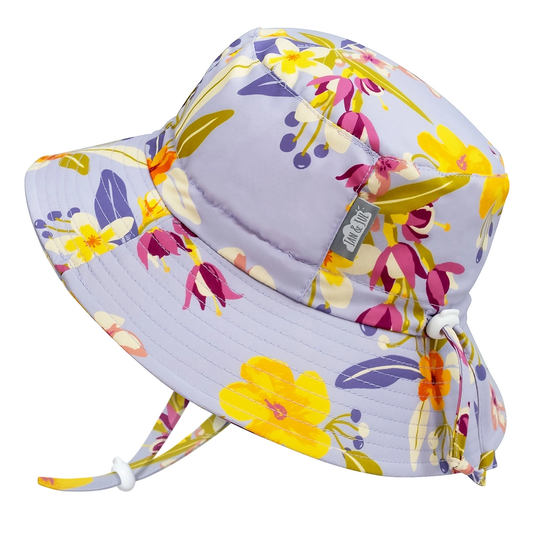 Tropical Bloom Aqua Bucket Hat