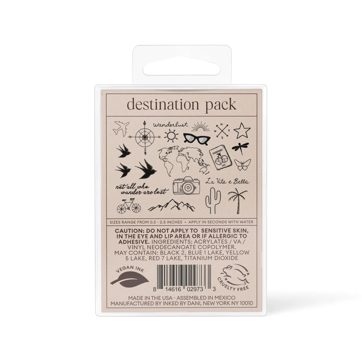 Temporary Tattoo Pack