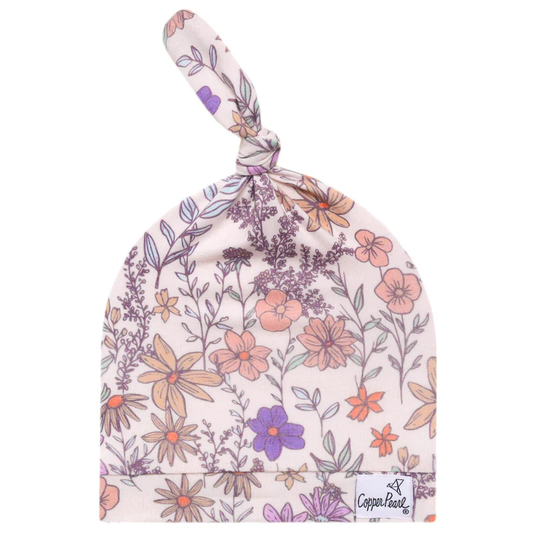 Top Knot Hat - Flora