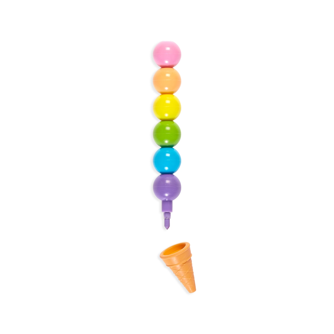 Rainbow Scoops Stack Crayon