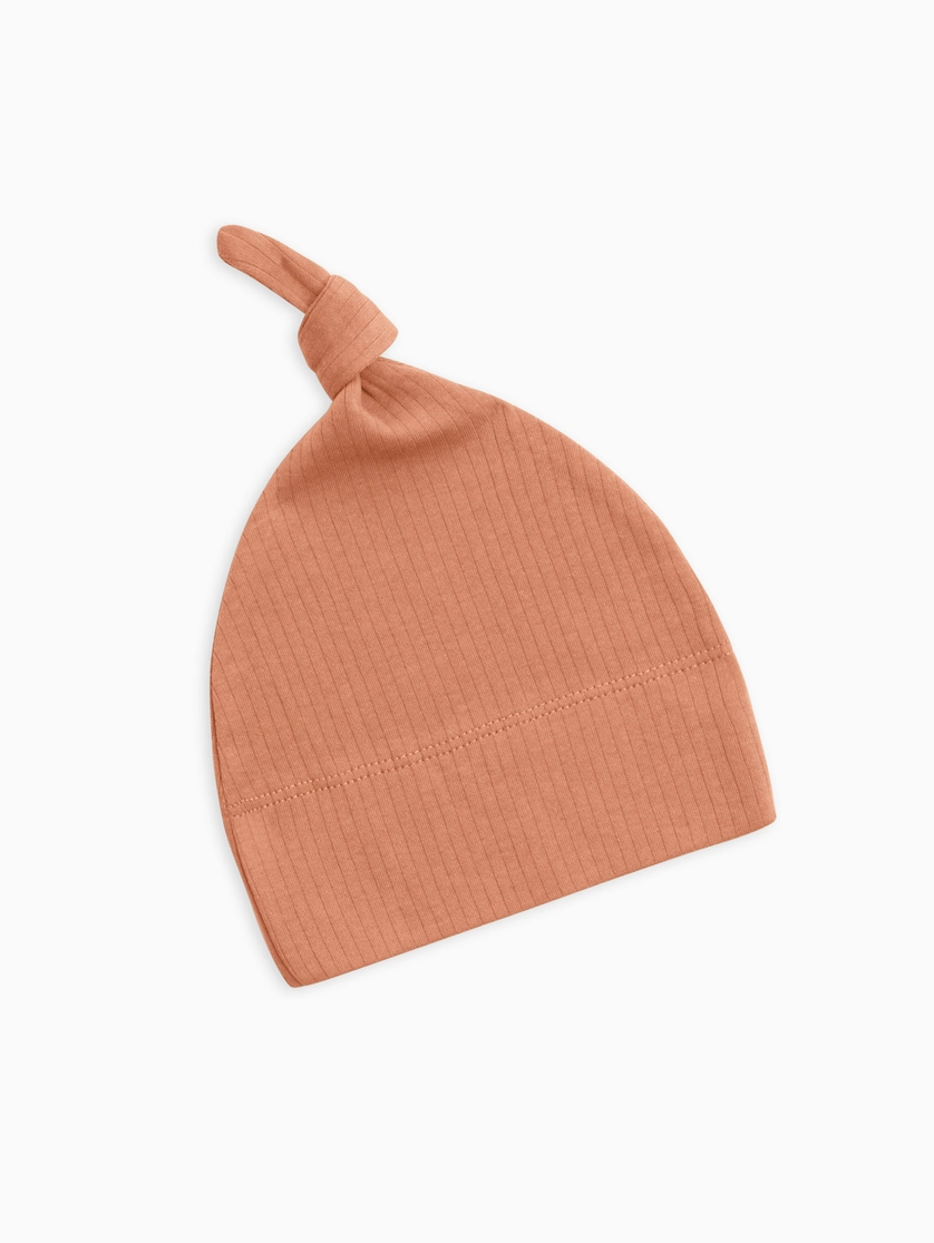 Ribbed Baby Knotted Hat
