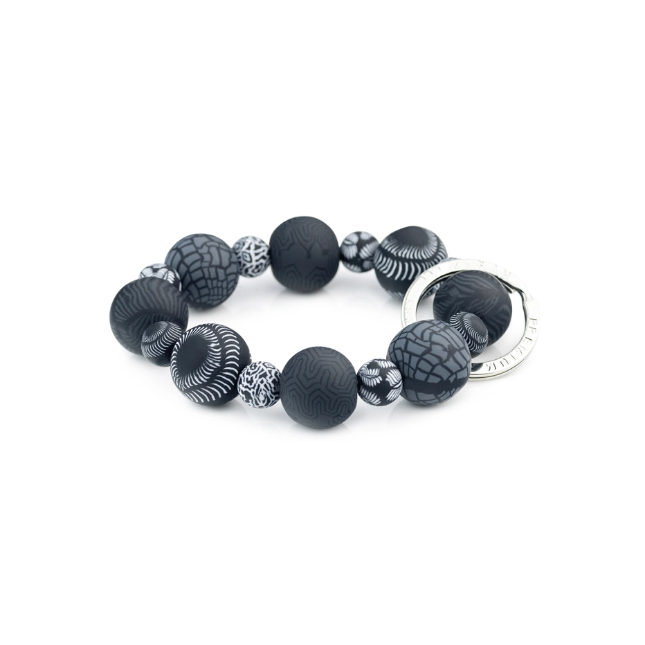 Midnight Palm Wrist Keychain