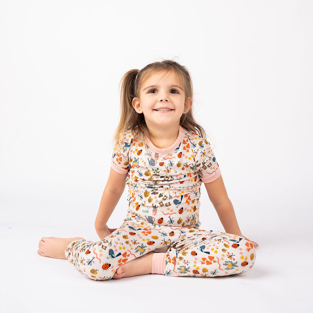 Kids Garden Friends Bamboo Pajamas