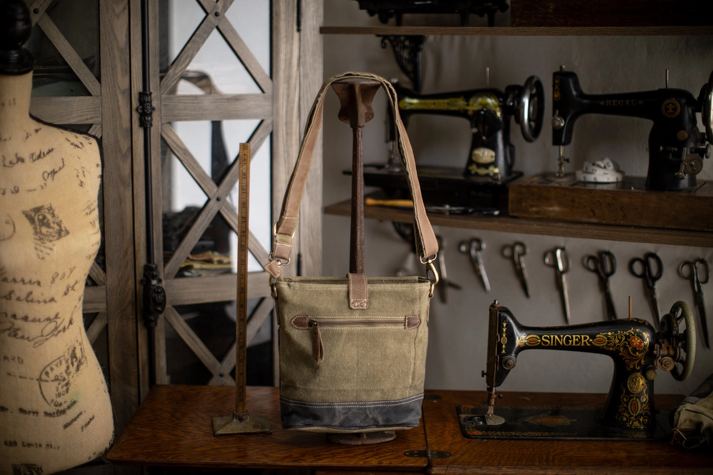 Leaves Canvas Sling Bag