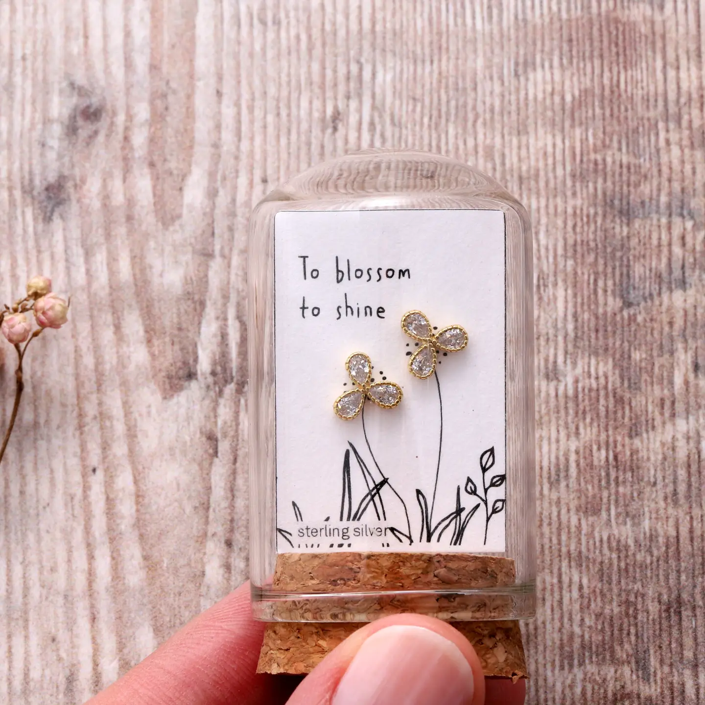 To Blossom To Shine Crystal Earrings