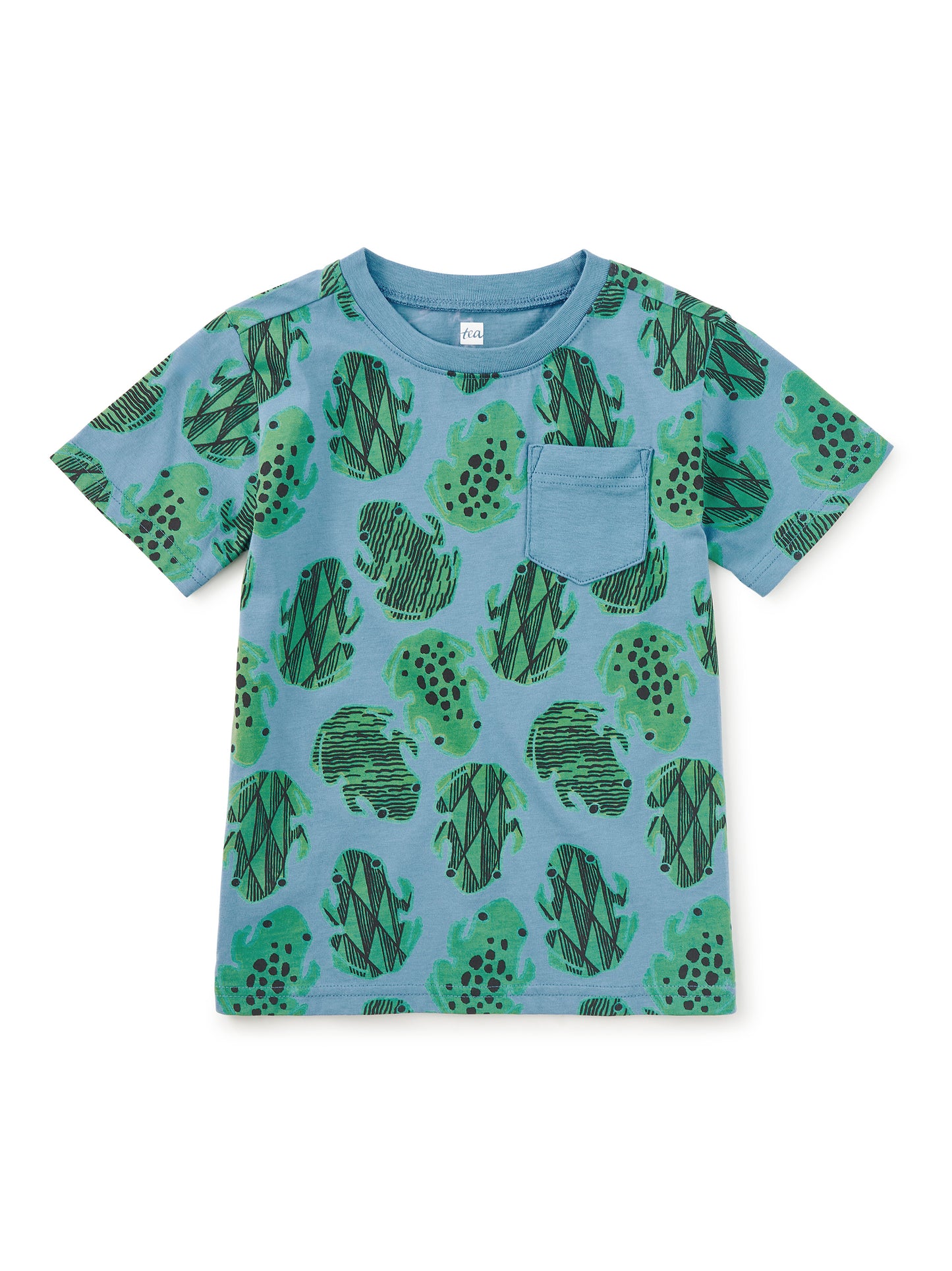 Kids Hopalong Frogs Pocket Tee