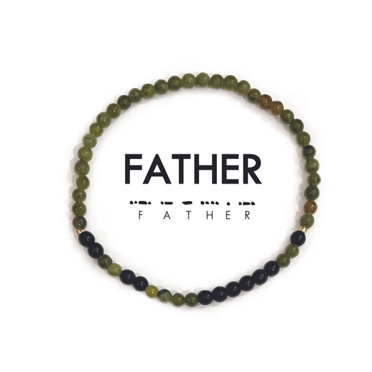 Morse Code Men's Bracelet - Father