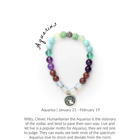 Aquarius Gemstone Bracelet