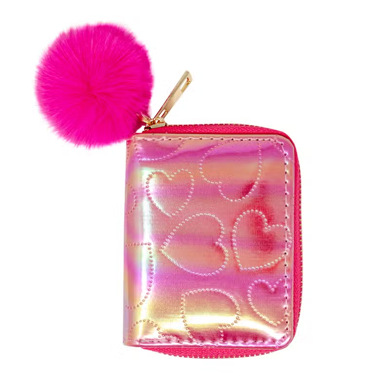 Girls Wallet Shinny Hearts