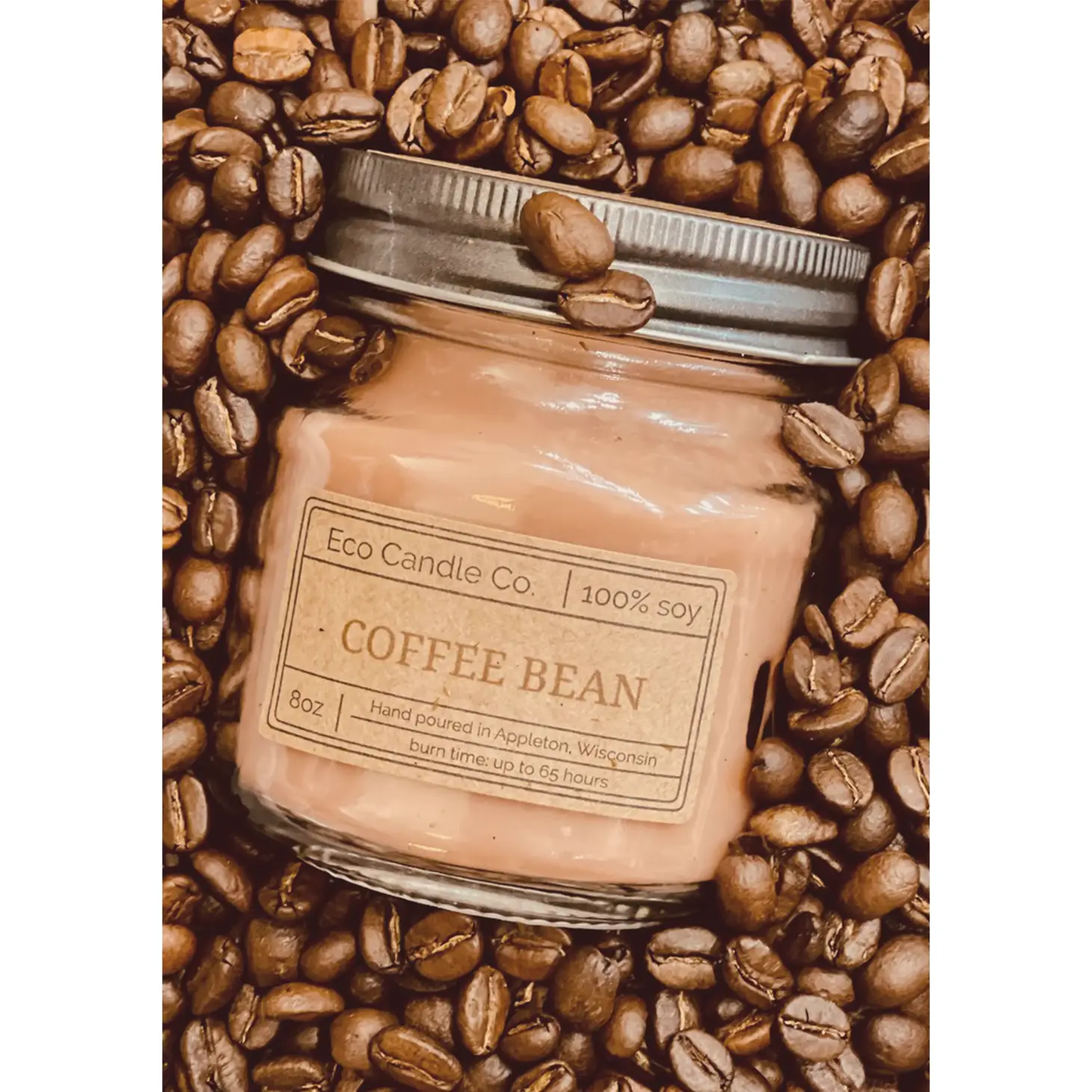Mason Candle Coffee Bean