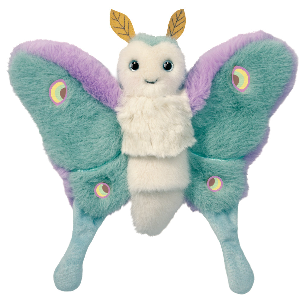 Juniper Luna Moth Stuffed Finger Puppet