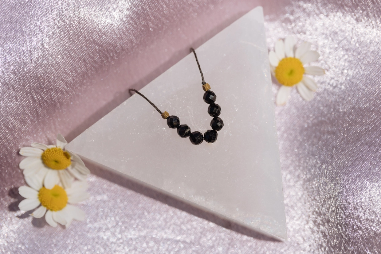 Mercury in Retrograde Necklace - Black Tourmaline