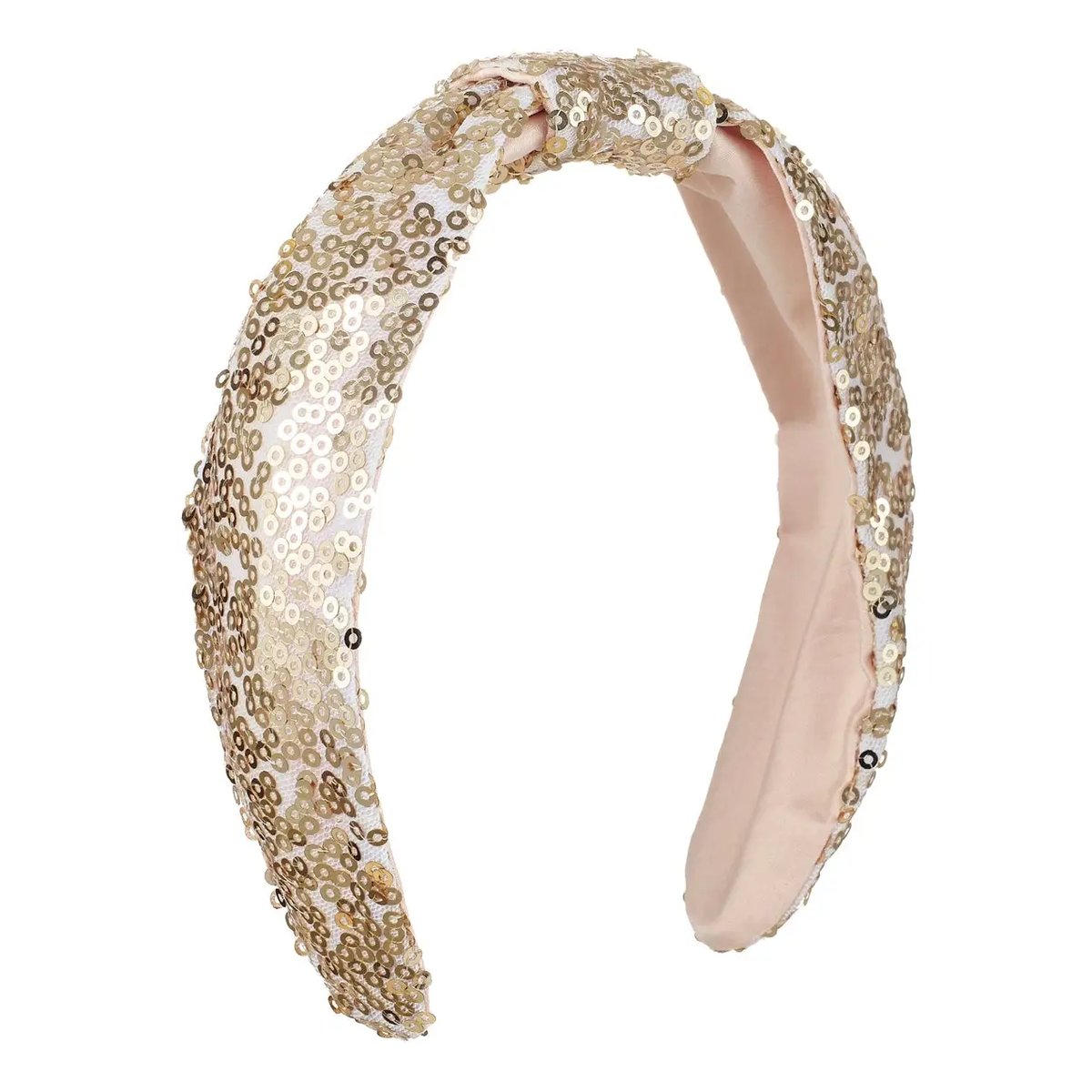Girls Gold Sequin Headband