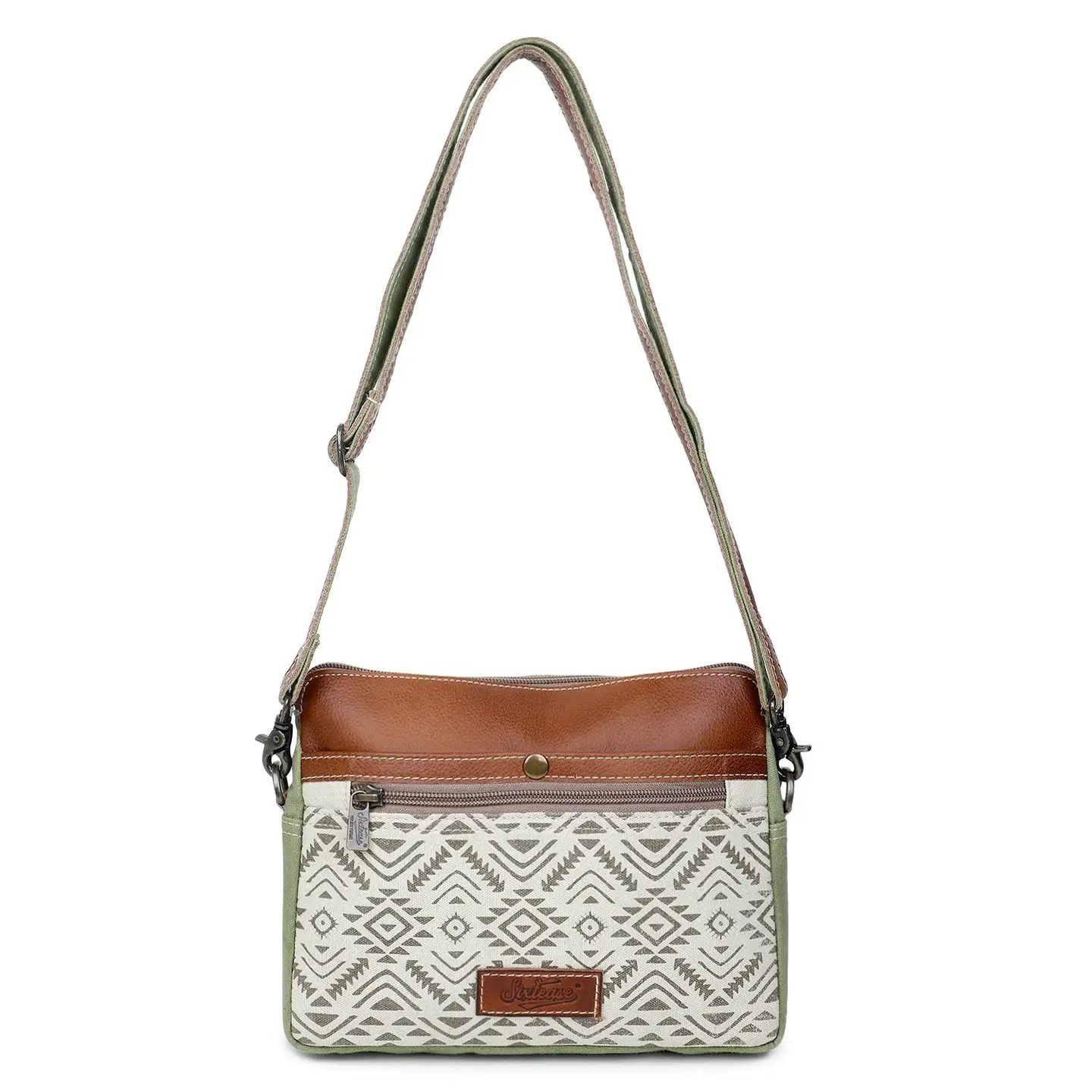 Women's Crossbody Bag - Sage Aztec