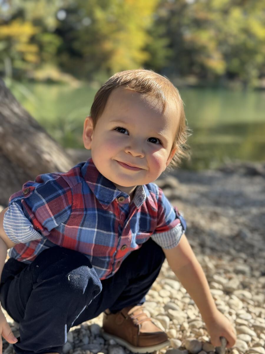Baby Jasper Woven Onesie