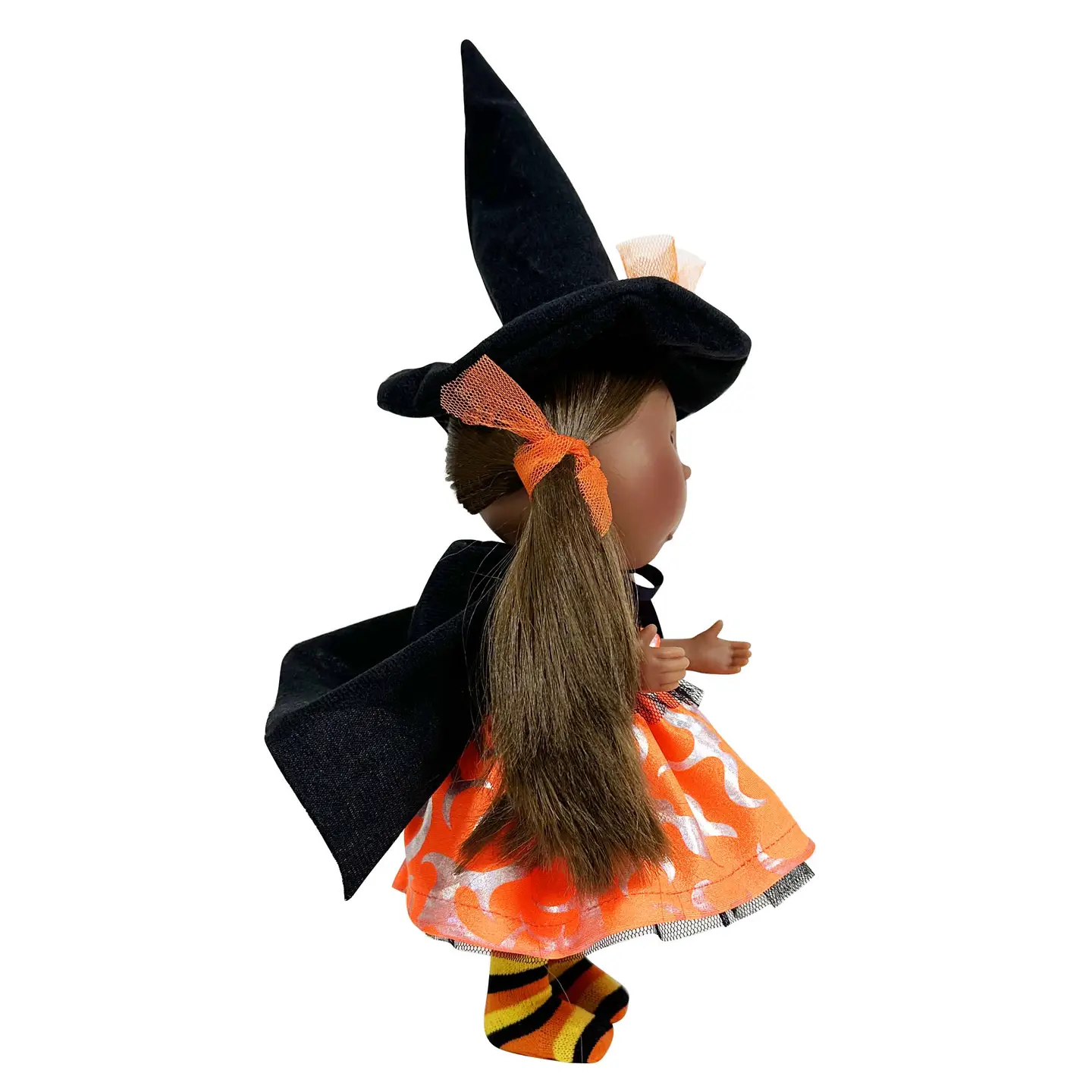 Little Mia Halloween Doll Brown Hair Brown Skin