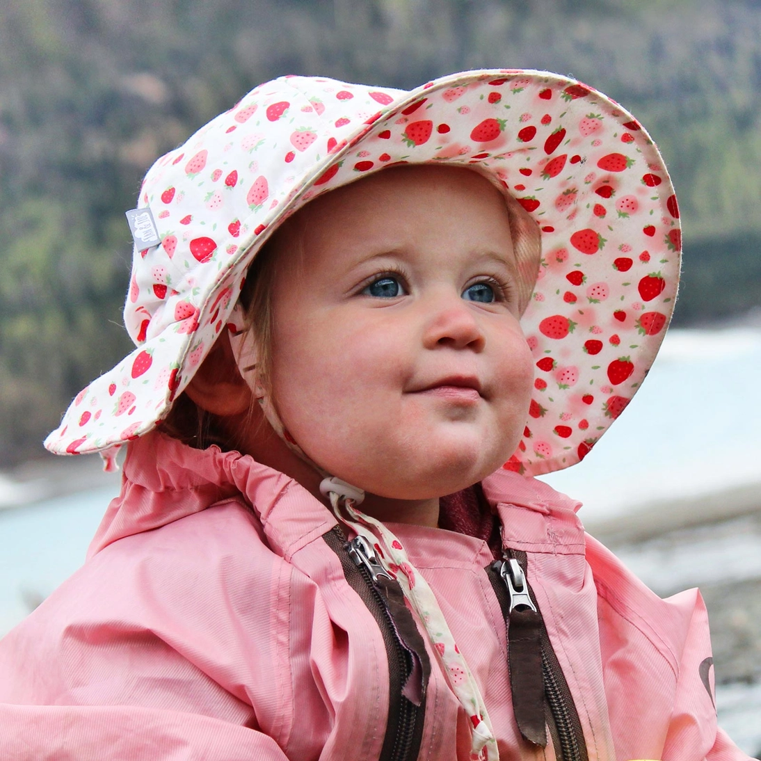 Strawberry Floppy Sun Hat