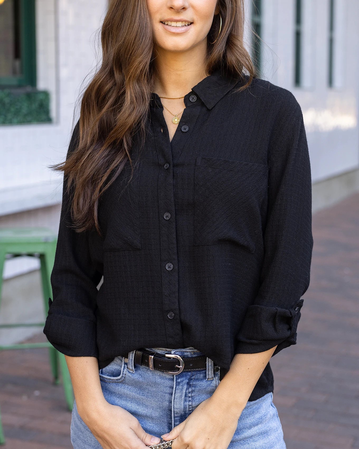 Favorite Button Up Top