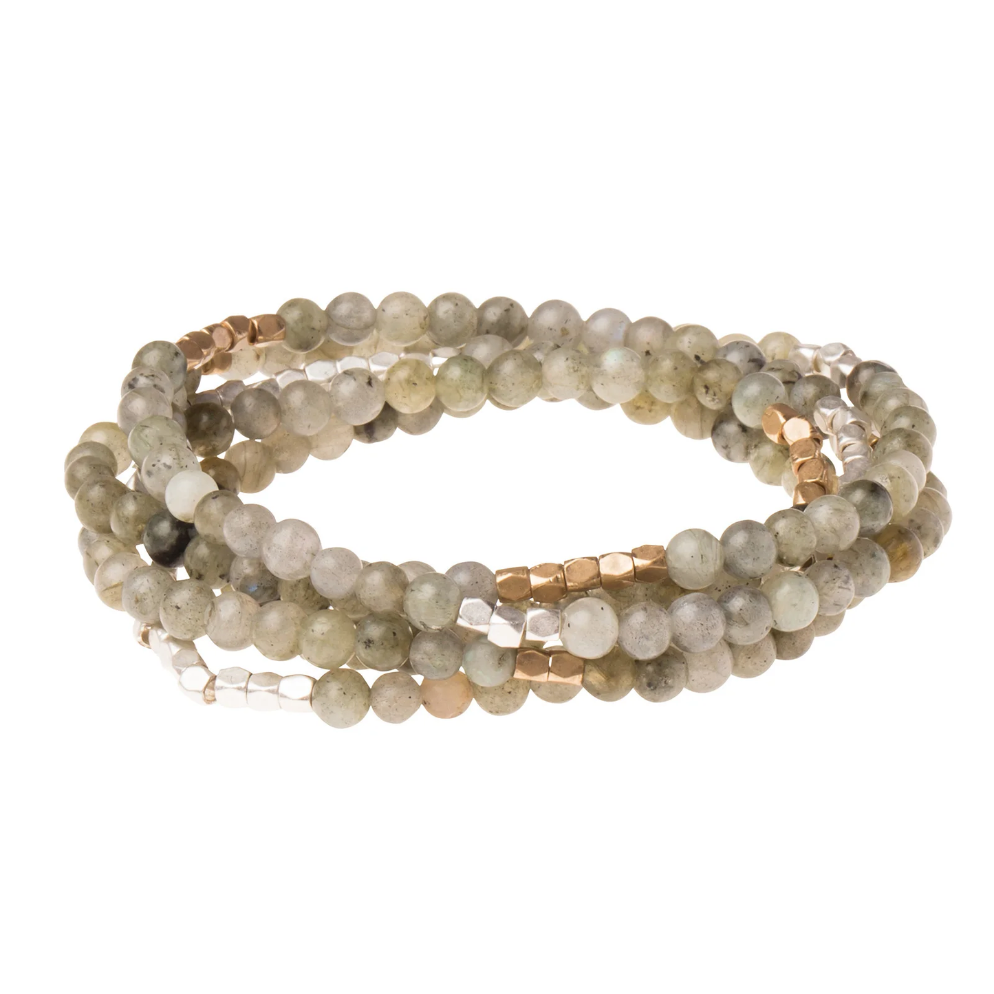 Stone Wrap Bracelet Labradorite