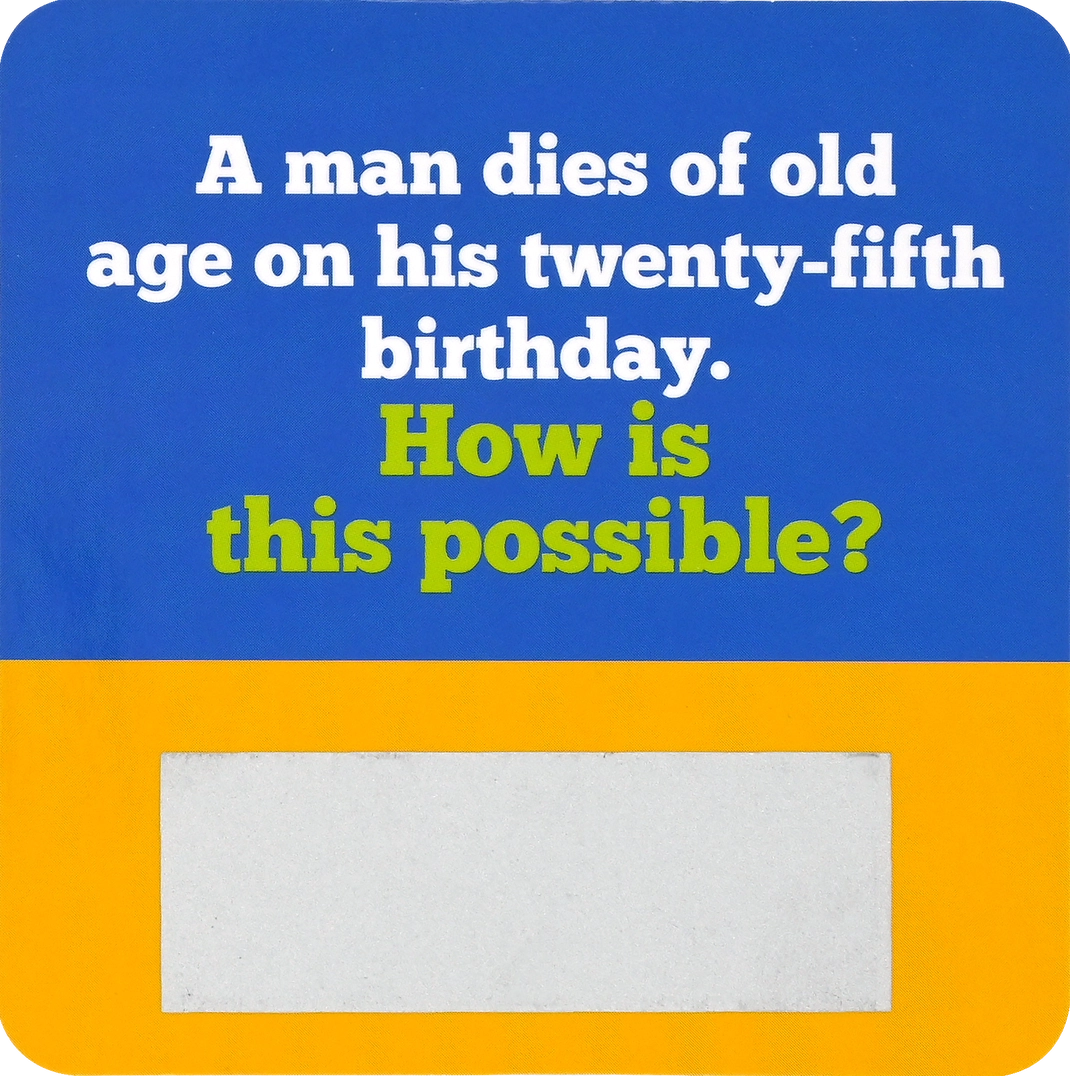 Lunch Box Riddles Scratch Off