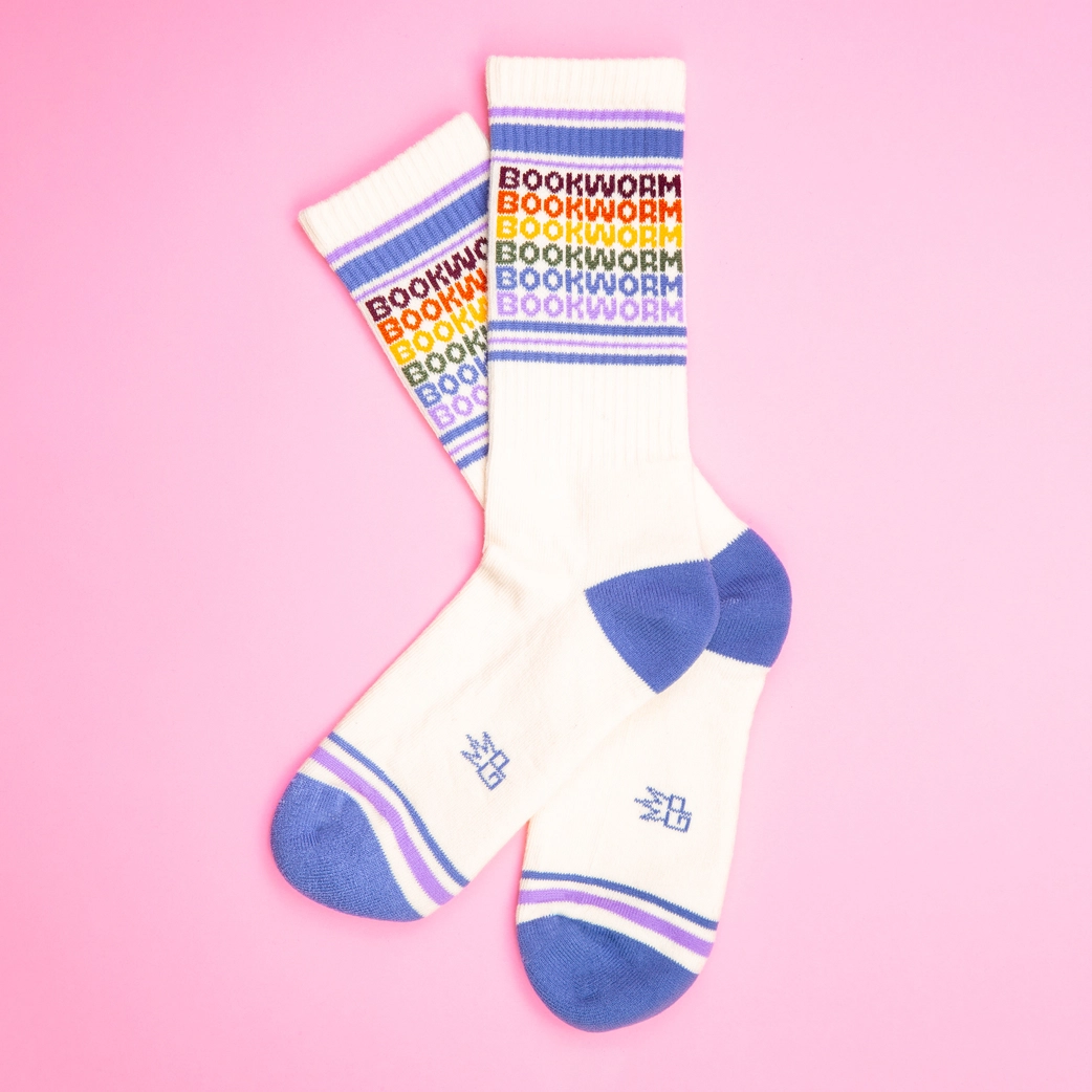 Bookworm Vintage Rainbow Socks