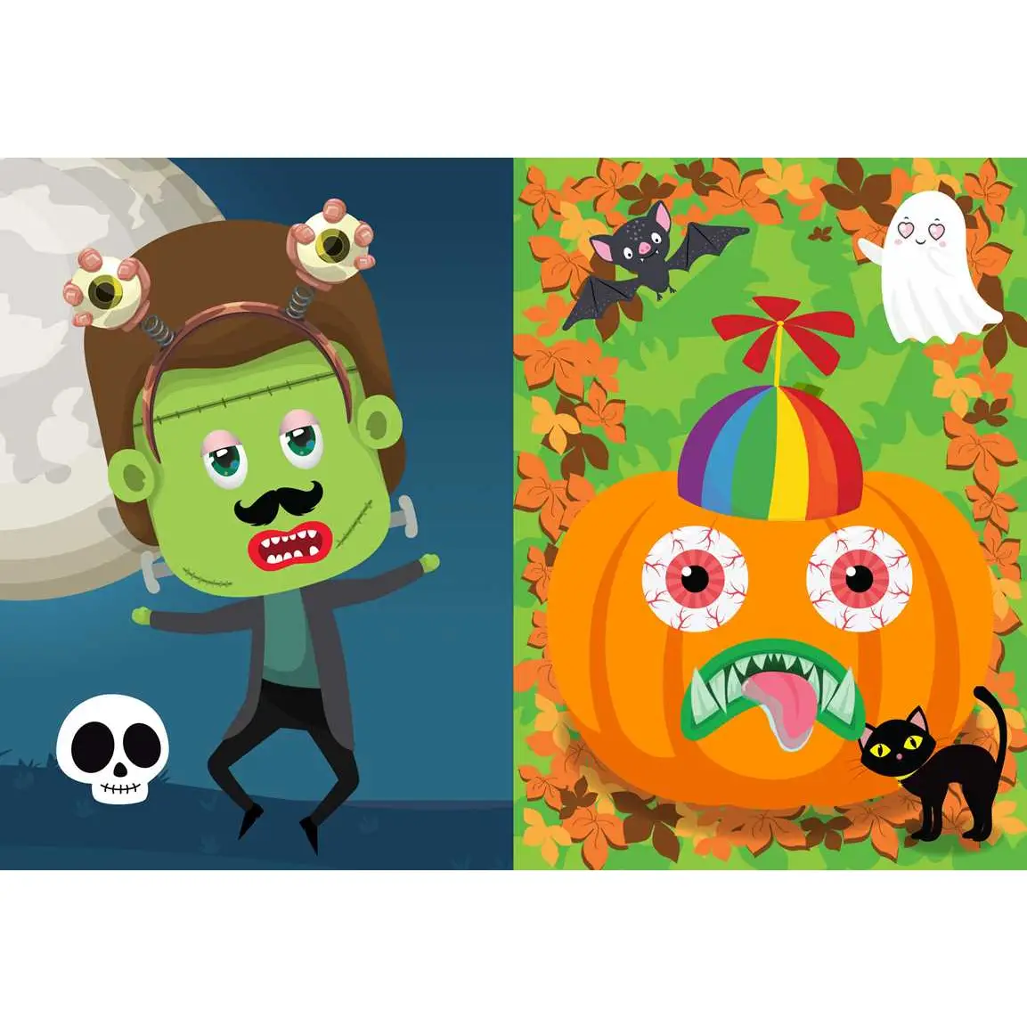 Super Silly Stickers: Halloween Book