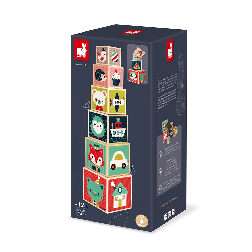 Baby Forest 6 Block Pyramid