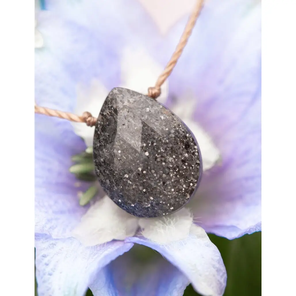 Black Sunstone Necklace Let Them