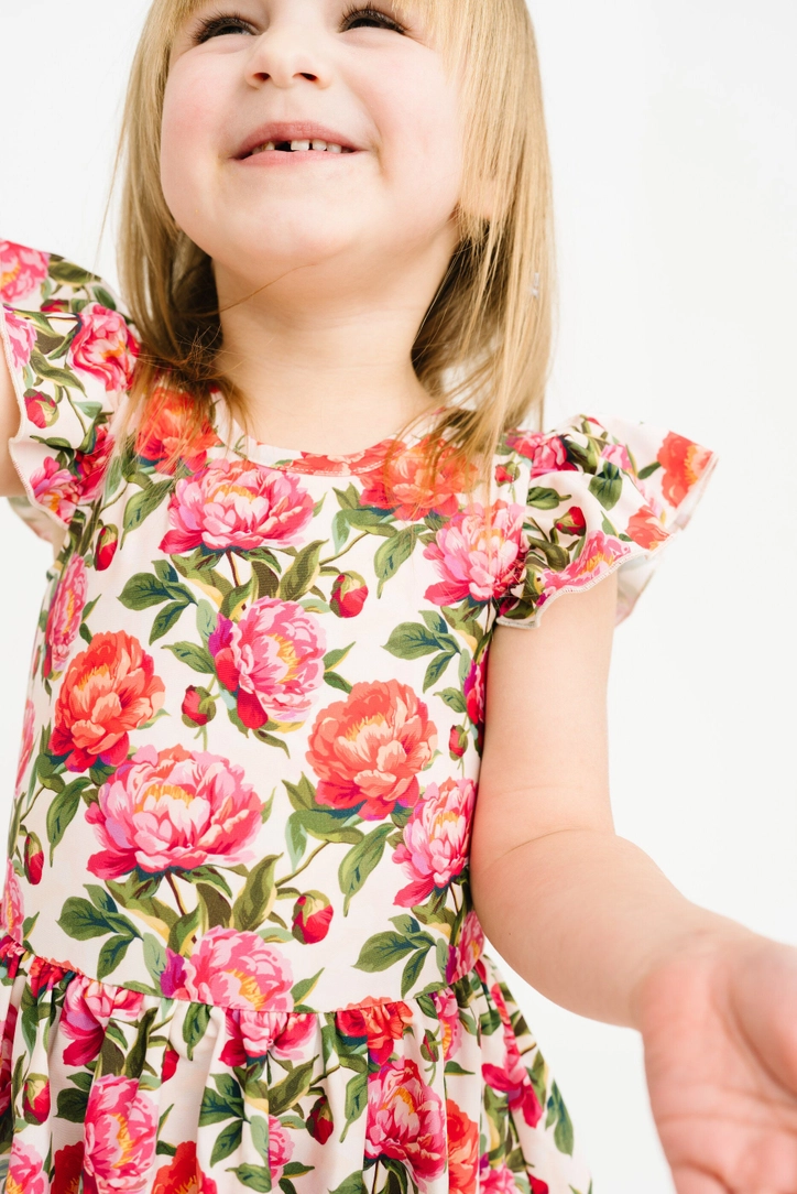 Girls Tatum Floral Swim Dress