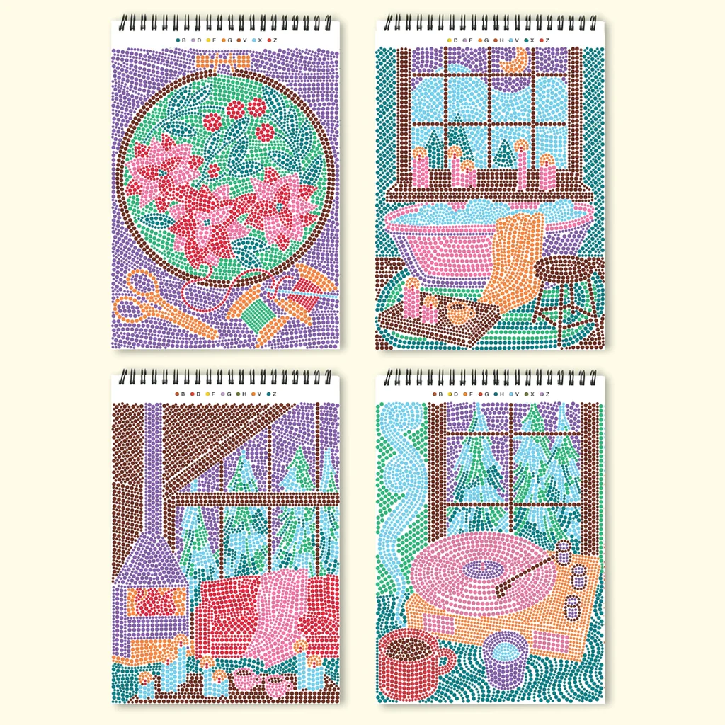 Flowart -Dot By Letter - Snowed In