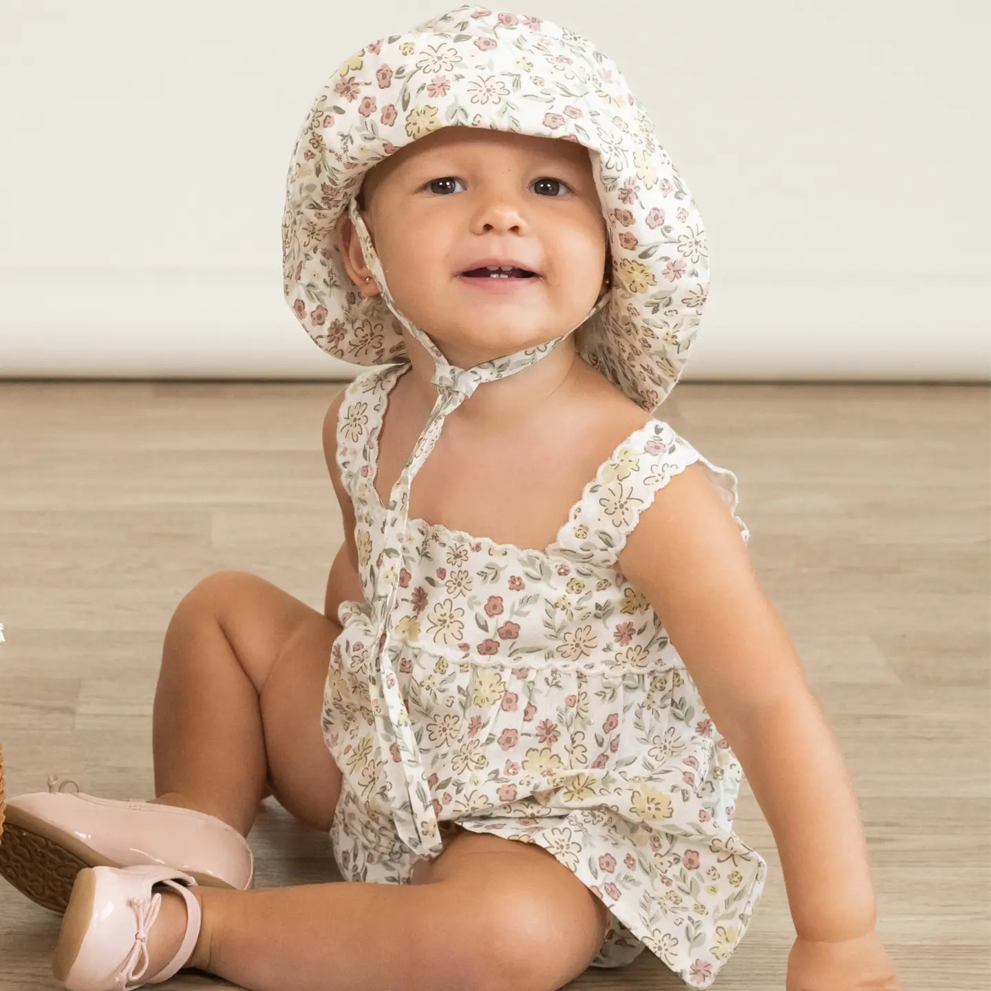 Baby Organic Top & Bloomers Set - Wild Meadow