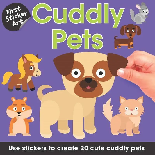 First Sticker Book Cuddly Pets