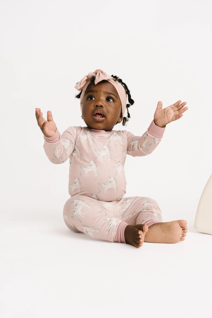 Kids Unicorn Sparkle Bamboo Pajamas