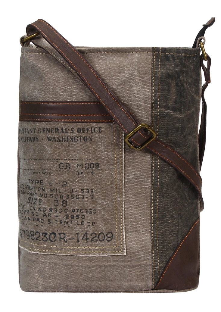 Identified Canvas Crossbody Bag